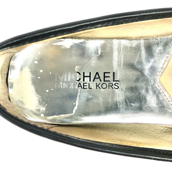 Michael Kors Fulton Moc Black & White Houndstooth Flats - Picture 8 of 10